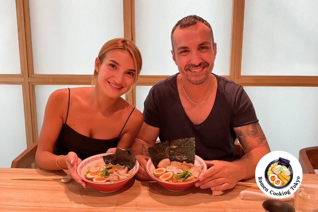 A couple sharing a moment in Tsukishima — where the best date days begin