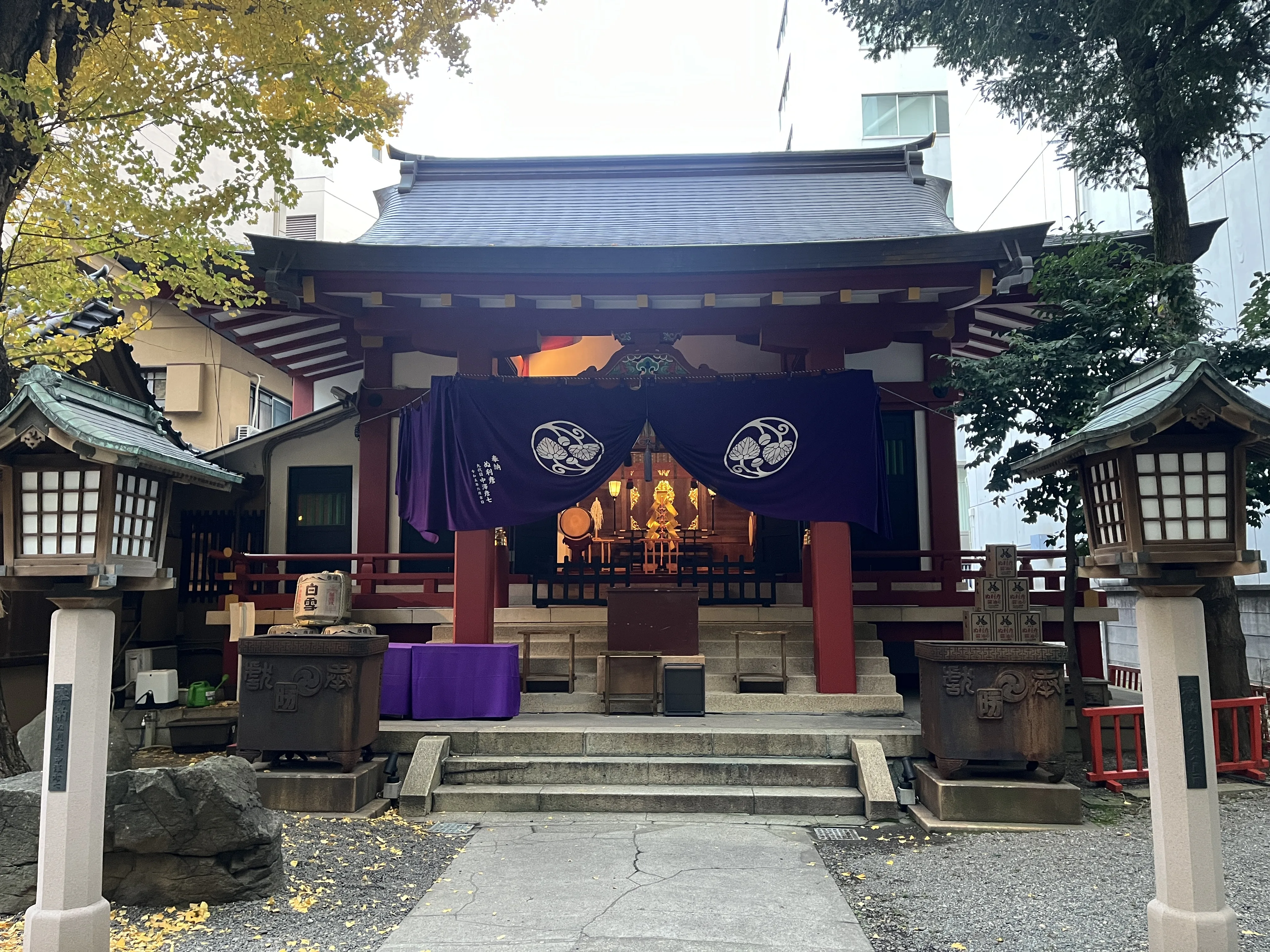 Main hall of Nihonbashi Hie Shrine
