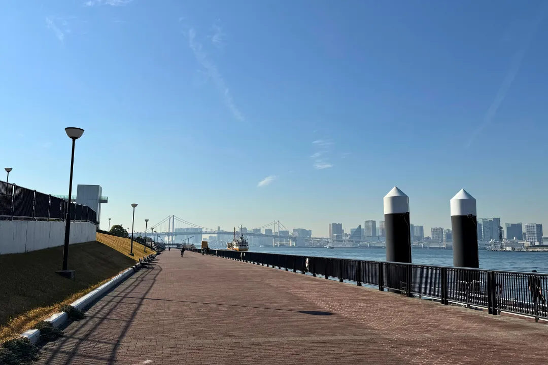 Peaceful Toyosu promenade, a true hidden gem